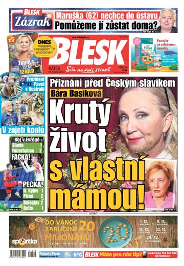 Obálka e-magazínu Blesk 29.11.2024