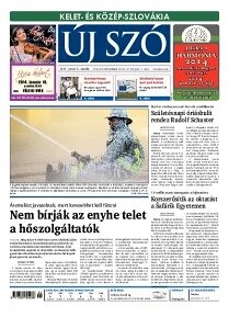 Obálka e-magazínu Új Szó 8.1.2014