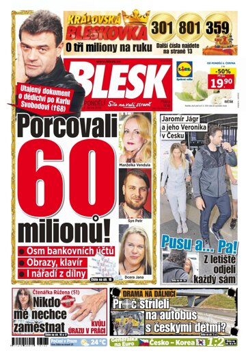 Obálka e-magazínu Blesk 6.6.2016