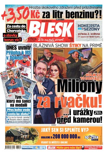 Obálka e-magazínu Blesk 2.5.2018