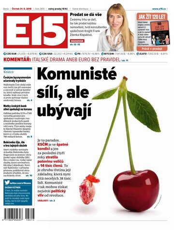 Obálka e-magazínu E15 31.5.2018