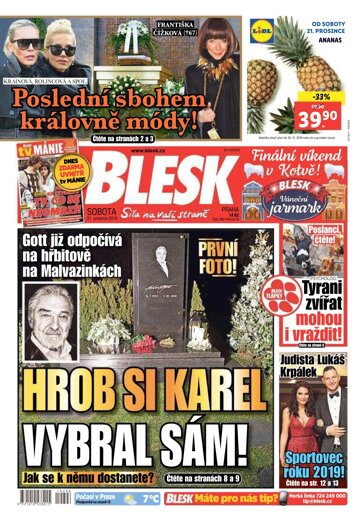 Obálka e-magazínu Blesk 21.12.2019