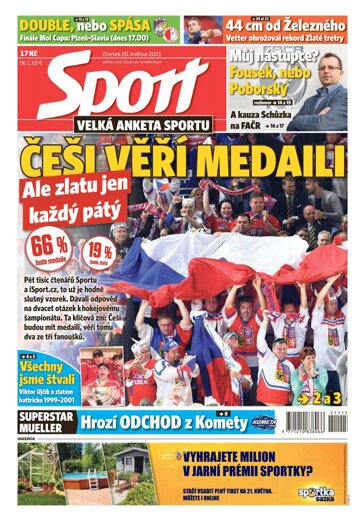 Obálka e-magazínu Sport 20.5.2021