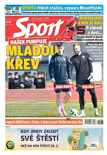 Obálka e-magazínu Sport 20.3.2024