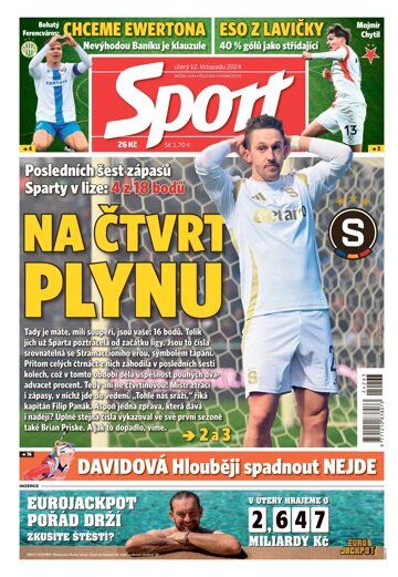 Obálka e-magazínu Sport 12.11.2024