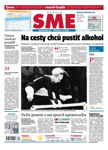 Obálka e-magazínu SME 2.9.2016