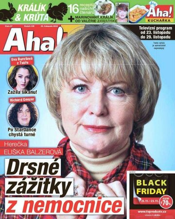 Obálka e-magazínu AHA! Tv - 22.11.2018