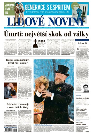 Obálka e-magazínu Lidové noviny 3.2.2021