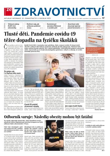 Obálka e-magazínu Ze Zdravotnictví 17/2021