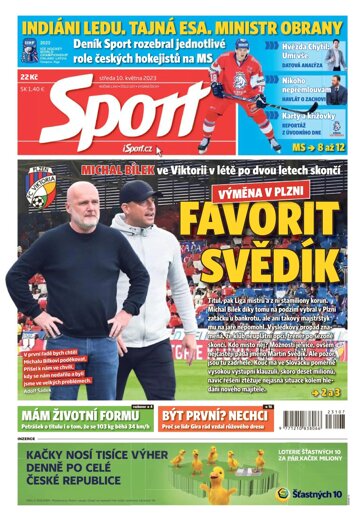 Obálka e-magazínu Sport 10.5.2023