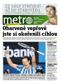 Obálka e-magazínu deník METRO 22.1.2014