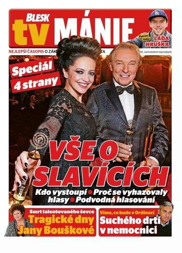 Obálka e-magazínu Blesk Tv manie 26.11.2016