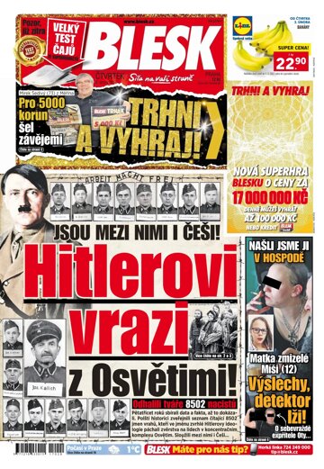 Obálka e-magazínu Blesk 2.2.2017