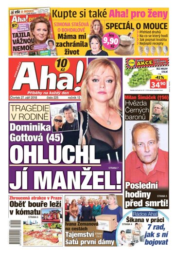 Obálka e-magazínu AHA! 27.9.2018