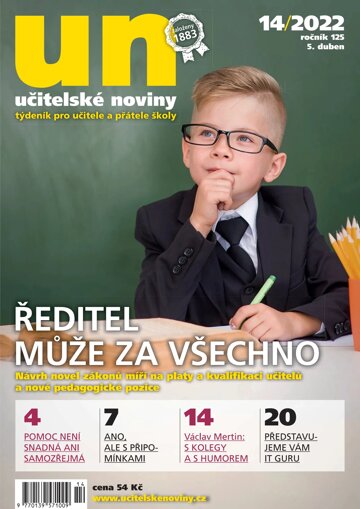 Obálka e-magazínu Učitelské noviny 14/2022