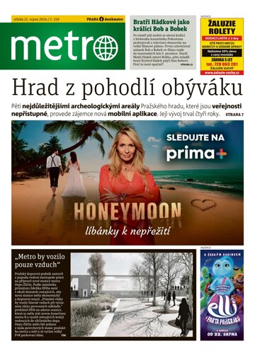 Obálka e-magazínu deník METRO 21.8.2024