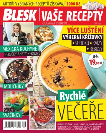 Obálka e-magazínu BLESK VAŠE RECEPTY 9/2024