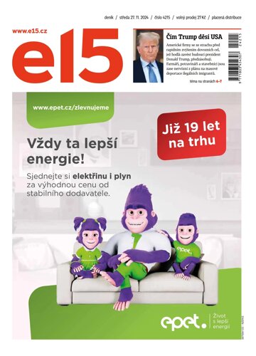 Obálka e-magazínu E15 27.11.2024