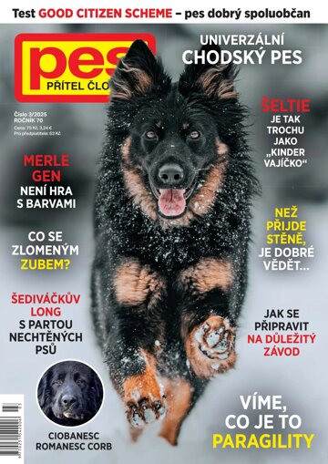 Obálka e-magazínu Pes přítel člověka 3/2025