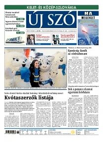 Obálka e-magazínu Új Szó 5.2.2014