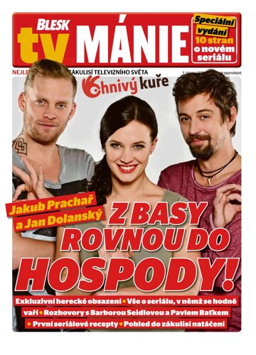 Obálka e-magazínu Blesk Tv manie 5.3.2016