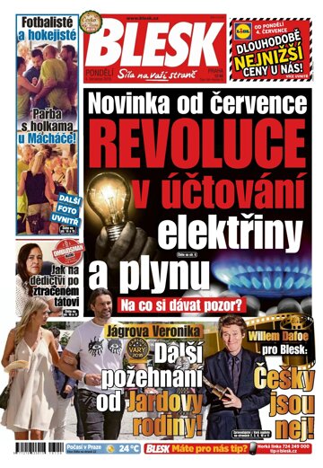 Obálka e-magazínu Blesk 4.7.2016