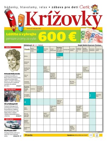 Obálka e-magazínu Krížovky 25. 2. 2017