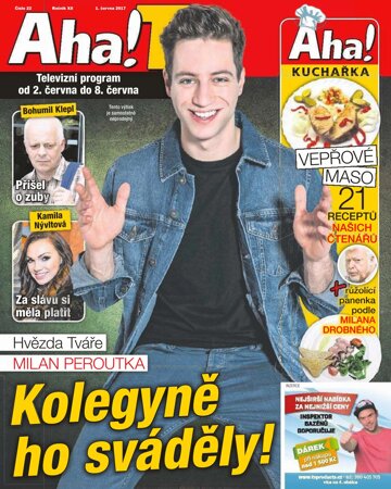 Obálka e-magazínu AHA! Tv - 1.6.2017