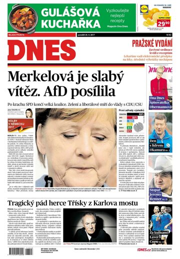 Obálka e-magazínu MF Dnes 25.9.2017