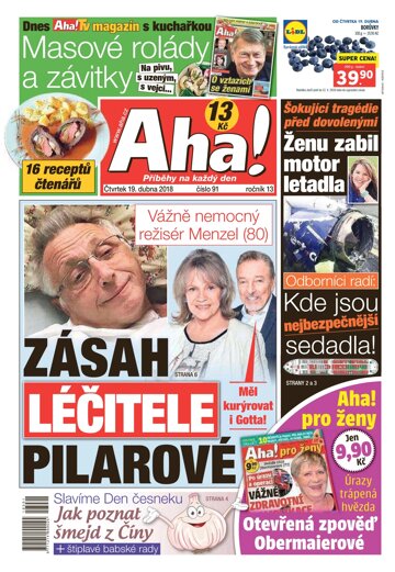 Obálka e-magazínu AHA! 19.4.2018