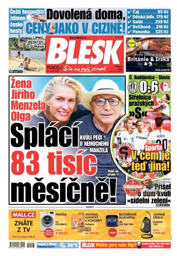 Obálka e-magazínu Blesk 24.8.2020