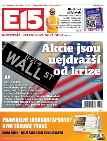 Obálka e-magazínu E15 15.10.2020