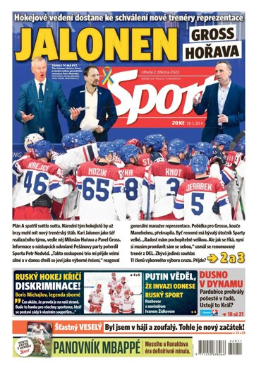 Obálka e-magazínu Sport 2.3.2022