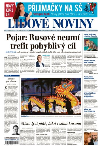 Obálka e-magazínu Lidové noviny 21.1.2023