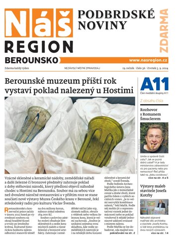 Obálka e-magazínu Náš Region - Berounsko 36/2024