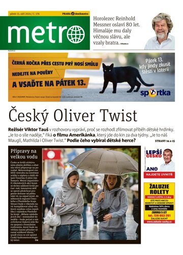 Obálka e-magazínu deník METRO 13.9.2024