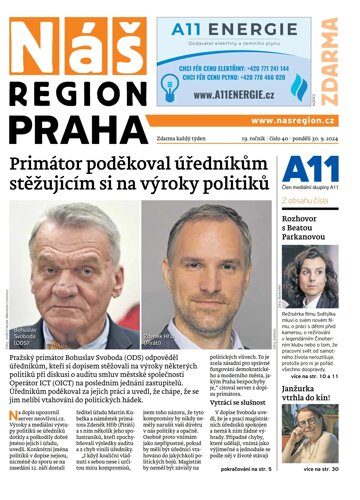 Obálka e-magazínu Náš Region - Praha 40/2024