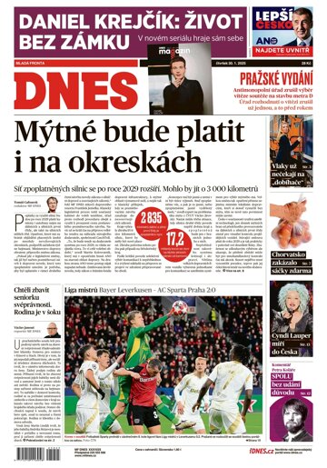 Obálka e-magazínu MF Dnes 30.1.2025