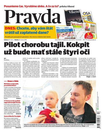 Obálka e-magazínu Pravda 28.3.2015