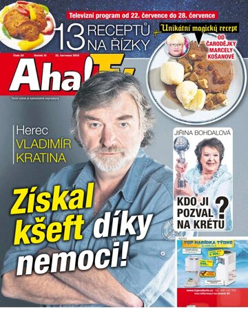 Obálka e-magazínu AHA! Tv - 21.7.2016