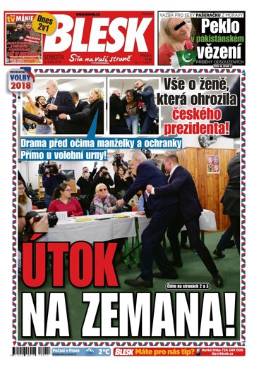 Obálka e-magazínu Blesk 13.1.2018