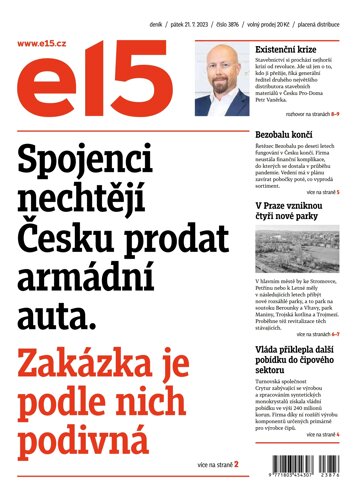 Obálka e-magazínu E15 21.7.2023