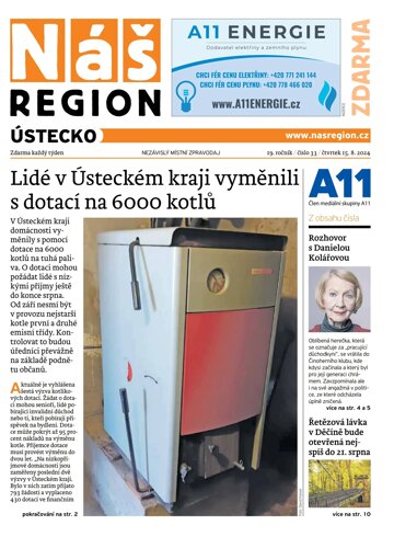 Obálka e-magazínu Náš Region - Ústecko 33/2024