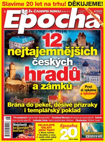 Obálka e-magazínu Epocha 8/2025