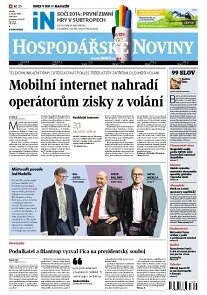 Obálka e-magazínu Hospodářské noviny 025 - 5.2.2014