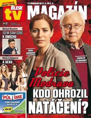 Obálka e-magazínu Blesk Tv magazín - 27.3.2015