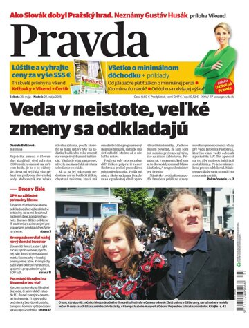 Obálka e-magazínu Pravda 23.5.2015