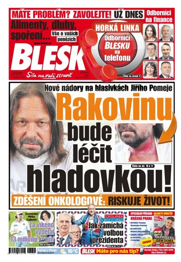 Obálka e-magazínu Blesk 7.11.2017