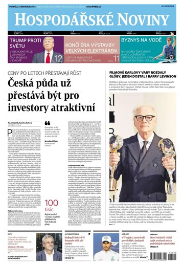 Obálka e-magazínu Hospodářské noviny 129 - 9.7.2018