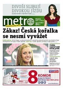 Obálka e-magazínu deník METRO 21.9.2012